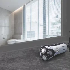 British General Evolve 2-Gang Dual Voltage Shaver Socket 115/240V Matt Black With Black Inserts -British General Shop 249RF A6