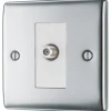 British General NEXUS METAL 1-Gang Single Satellite Socket Polished Chrome 2 British General NEXUS METAL 1-Gang Single Satellite Socket Polished Chrome -British General Shop 249XF P