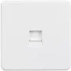 Knightsbridge SF7400MW Slave Telephone Socket Matt White -British General Shop 251TX P