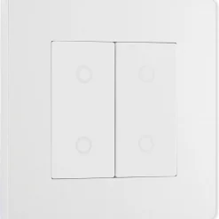 British General Evolve 2-Gang 2-Way LED Double Master Touch Trailing Edge Dimmer Switch Pearlescent White With White Inserts 10 British General Evolve 2-Gang 2-Way LED Double Master Touch Trailing Edge Dimmer Switch Pearlescent White With White Inserts -British General Shop 252PY A1