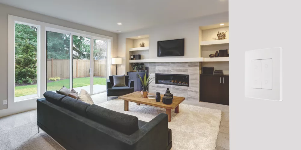 British General Evolve 2-Gang 2-Way LED Double Master Touch Trailing Edge Dimmer Switch Pearlescent White With White Inserts 9 British General Evolve 2-Gang 2-Way LED Double Master Touch Trailing Edge Dimmer Switch Pearlescent White With White Inserts - Image 7