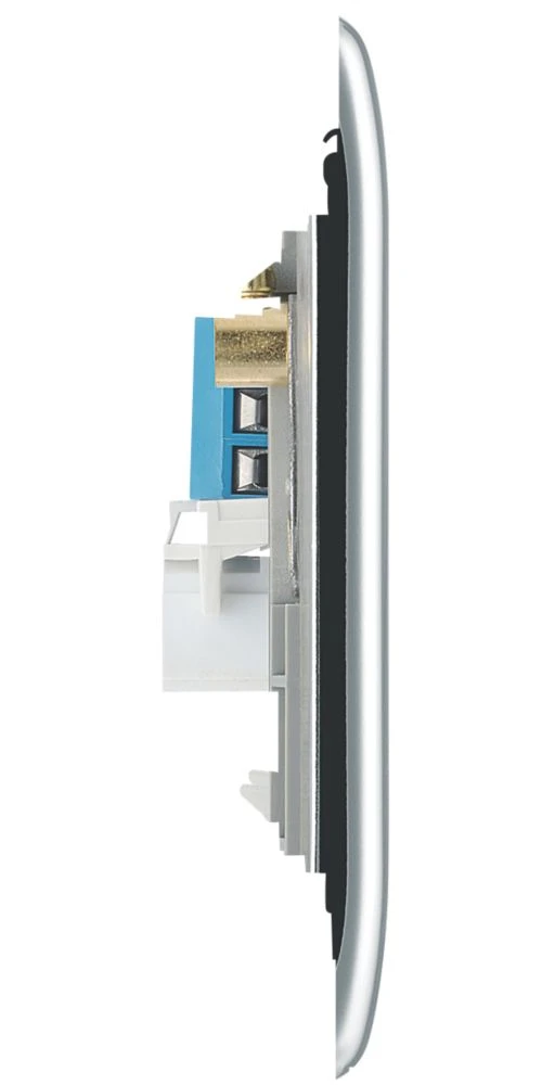 British General Nexus Metal Slave Telephone Socket Polished Chrome 6 British General Nexus Metal Slave Telephone Socket Polished Chrome - Image 4