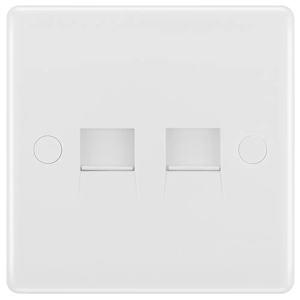 British General 800 Series Master Telephone Socket White With White Inserts 4 British General 800 Series Master Telephone Socket White With White Inserts - Image 2