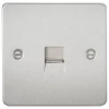 Knightsbridge FP7400BC Slave Telephone Socket Brushed Chrome -British General Shop 263TY P