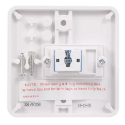 Schneider Electric Lisse RJ45 Ethernet Socket White 9 Schneider Electric Lisse RJ45 Ethernet Socket White -British General Shop 2647J A3