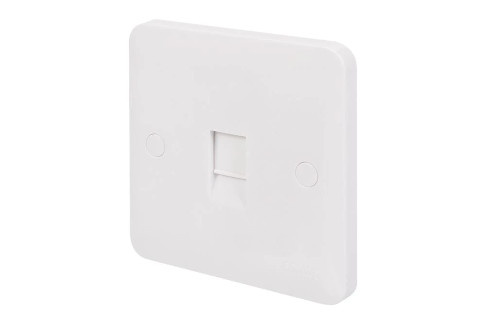 Schneider Electric Lisse RJ45 Ethernet Socket White 3 Schneider Electric Lisse RJ45 Ethernet Socket White