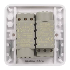 Schneider Electric Lisse 2-Gang 2-Way Dimmer Switch White -British General Shop 2648J A3