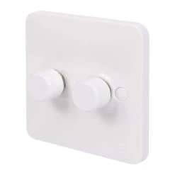 Schneider Electric Lisse 2-Gang 2-Way Dimmer Switch White