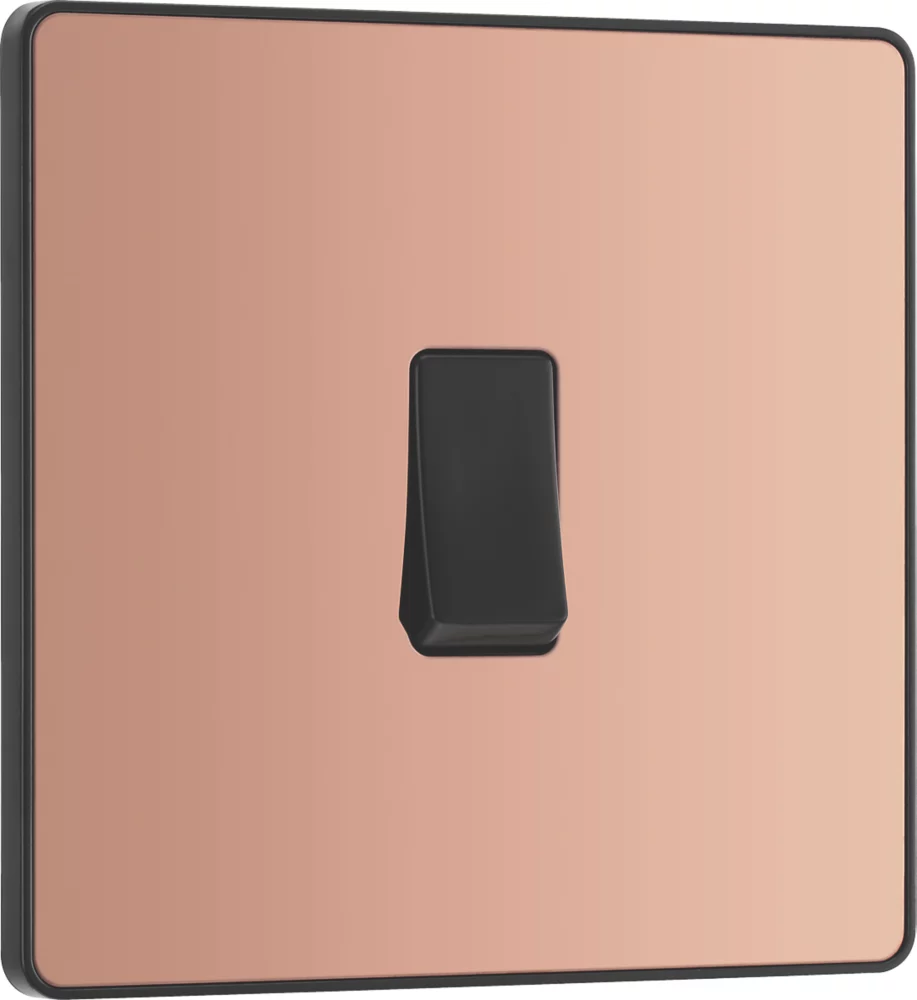 British General Evolve 20 A 16AX 1-Gang 2-Way Light Switch Copper With Black Inserts 4 British General Evolve 20 A 16AX 1-Gang 2-Way Light Switch Copper With Black Inserts - Image 2