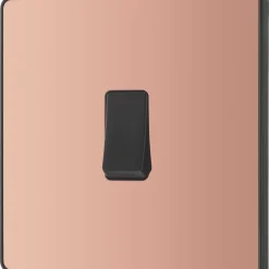 British General Evolve 20 A 16AX 1-Gang 2-Way Light Switch Copper With Black Inserts 12 British General Evolve 20 A 16AX 1-Gang 2-Way Light Switch Copper With Black Inserts -British General Shop 264PY A3