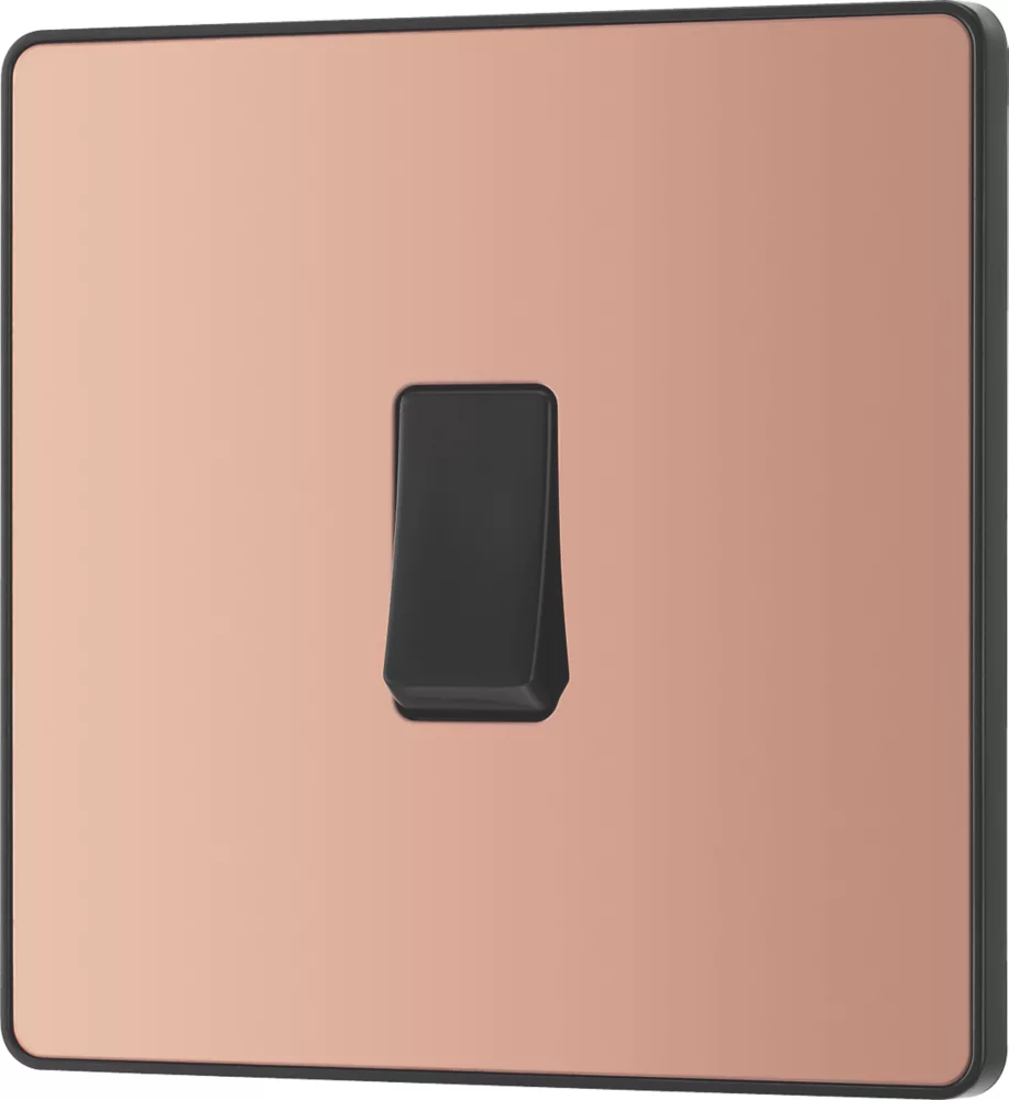 British General Evolve 20 A 16AX 1-Gang 2-Way Light Switch Copper With Black Inserts 6 British General Evolve 20 A 16AX 1-Gang 2-Way Light Switch Copper With Black Inserts - Image 4