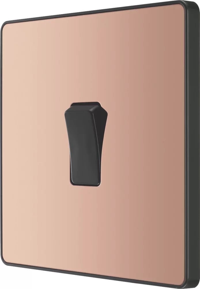 British General Evolve 20 A 16AX 1-Gang 2-Way Light Switch Copper With Black Inserts 3 British General Evolve 20 A 16AX 1-Gang 2-Way Light Switch Copper With Black Inserts