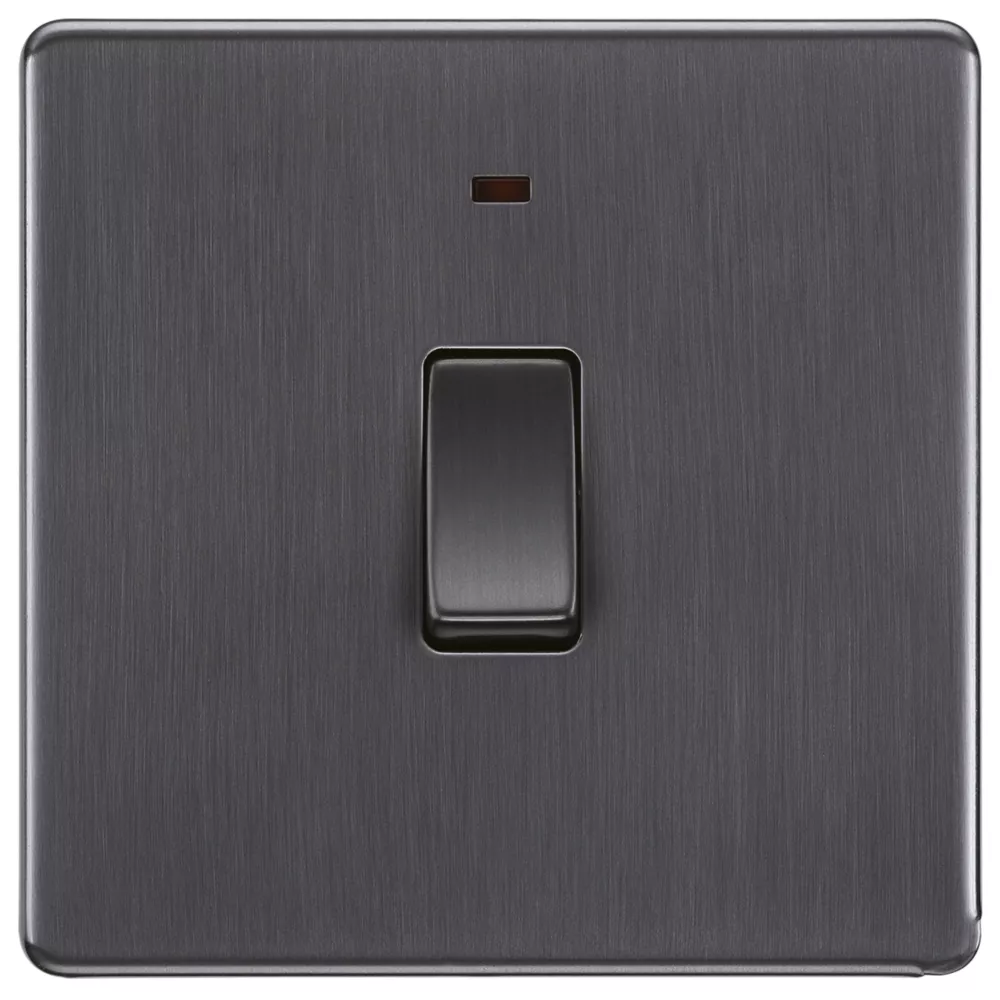 LAP 20A 1-Gang DP Boiler Switch Slate Grey With LED 4 LAP 20A 1-Gang DP Boiler Switch Slate Grey With LED - Image 2