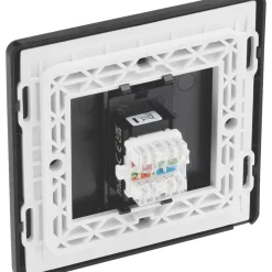 British General Evolve RJ45 Ethernet Socket Satin Brass With Black Inserts 8 British General Evolve RJ45 Ethernet Socket Satin Brass With Black Inserts -British General Shop 267XF A2