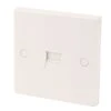 Essentials Slave Telephone Socket White -British General Shop 2686D P