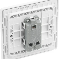 British General Evolve 20 A 16AX 1-Gang 2-Way Light Switch Brushed Steel With White Inserts 13 British General Evolve 20 A 16AX 1-Gang 2-Way Light Switch Brushed Steel With White Inserts -British General Shop 268PY A4