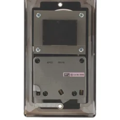 LAP 2-Gang Dual Voltage Shaver Socket 115 / 230V Polished Chrome With Black Inserts -British General Shop 27040 A3