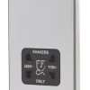 LAP 2-Gang Dual Voltage Shaver Socket 115 / 230V Polished Chrome With Black Inserts -British General Shop 27040 P