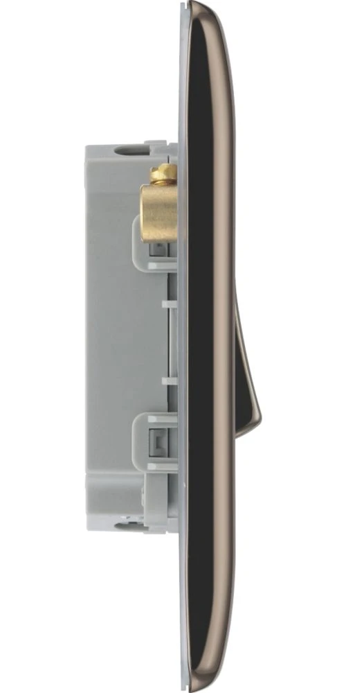 British General Nexus Metal 20A 16AX 4-Gang 2-Way Light Switch Black Nickel 6 British General Nexus Metal 20A 16AX 4-Gang 2-Way Light Switch Black Nickel - Image 4