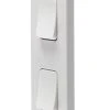 Crabtree Instinct 10AX 2-Gang 2-Way Architrave Switch White 1 Crabtree Instinct 10AX 2-Gang 2-Way Architrave Switch White -British General Shop 271HV P
