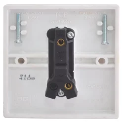British General 900 Series 10AX 1-Gang 1-Way Light Switch White 5 Pack -British General Shop 27462 A3