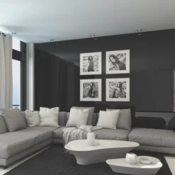 British General Evolve 2-Gang 2-Way LED Double Secondary Touch Trailing Edge Dimmer Switch Black With Black Inserts -British General Shop 278PY A6