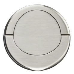 Knightsbridge SK9909BC 13A 3-Gang SP Switched Pop-up Socket + 4.0A 2-Outlet Type A & C USB Charger Brushed Chrome -British General Shop 279VF A2