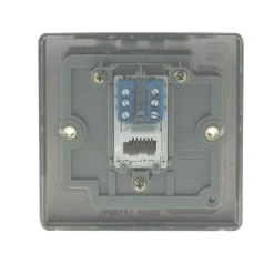 British General Nexus Metal Slave Telephone Socket Antique Brass -British General Shop 28326 A3