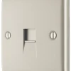 British General Nexus Metal Slave Telephone Socket Pearl Nickel With Colour-Matched Inserts 1 British General Nexus Metal Slave Telephone Socket Pearl Nickel With Colour-Matched Inserts -British General Shop 284XG P