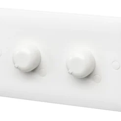 MK Base 2-Gang 1-Way LED Dimmer Switch White