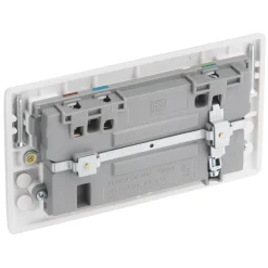 British General 800 Series 13A 2-Gang SP Switched Socket + 3A 2-Outlet Type A & C USB Charger White 13 British General 800 Series 13A 2-Gang SP Switched Socket + 3A 2-Outlet Type A & C USB Charger White -British General Shop 289JR A5