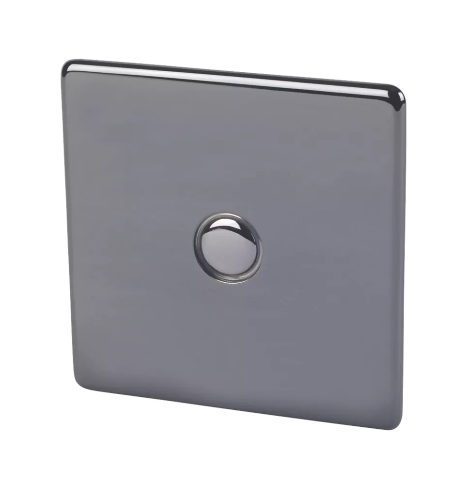 Crabtree Platinum 1-Gang 1-Way Dimmer Switch Black Nickel 3 Crabtree Platinum 1-Gang 1-Way Dimmer Switch Black Nickel