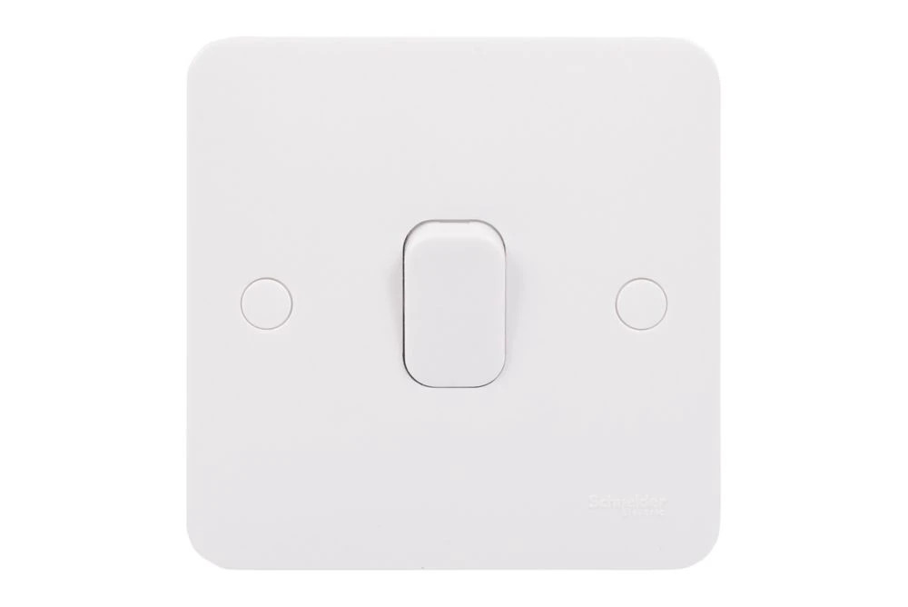 Schneider Electric Lisse 10AX 1-Gang 2-Way 10AX Light Switch White 4 Schneider Electric Lisse 10AX 1-Gang 2-Way 10AX Light Switch White - Image 2