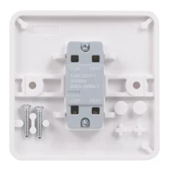Schneider Electric Lisse 10AX 1-Gang 2-Way 10AX Light Switch White 8 Schneider Electric Lisse 10AX 1-Gang 2-Way 10AX Light Switch White -British General Shop 3015J A2