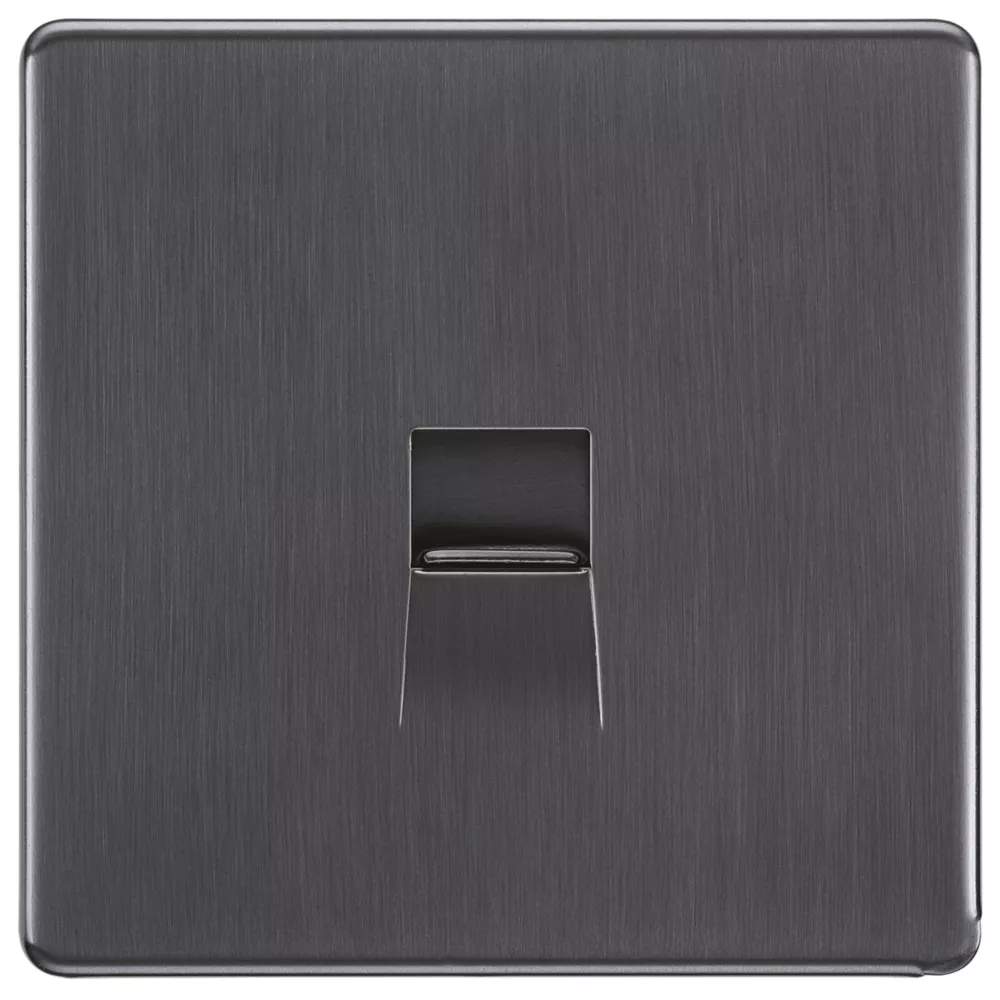 LAP Master Telephone Socket Slate Grey 4 LAP Master Telephone Socket Slate Grey - Image 2