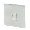 Crabtree Platinum Slave Telephone Socket Brushed Chrome With White Inserts 2 Crabtree Platinum Slave Telephone Socket Brushed Chrome With White Inserts -British General Shop 30780 P