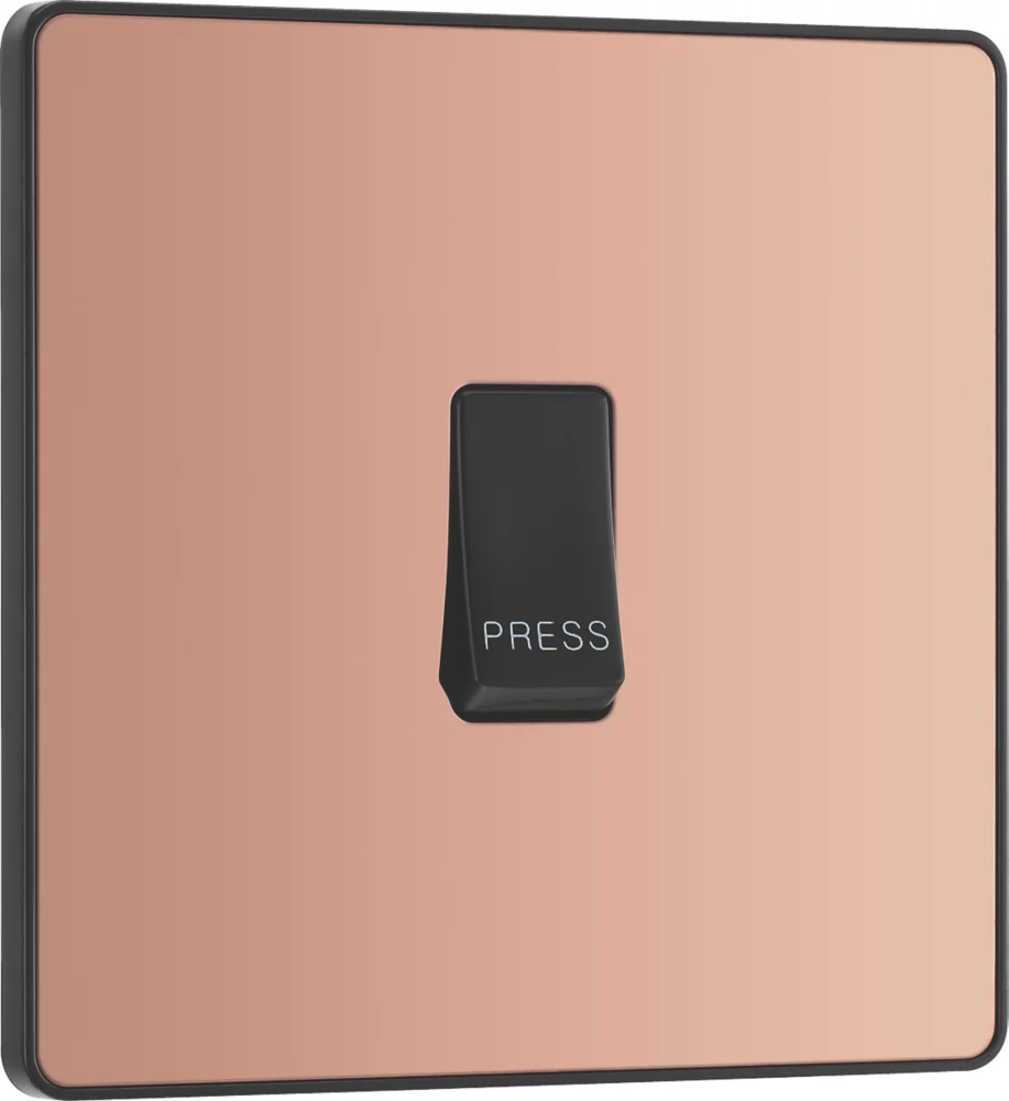 British General Evolve 10A 1-Gang 1-Way Bell Push Switch Copper With Black Inserts 4 British General Evolve 10A 1-Gang 1-Way Bell Push Switch Copper With Black Inserts - Image 2