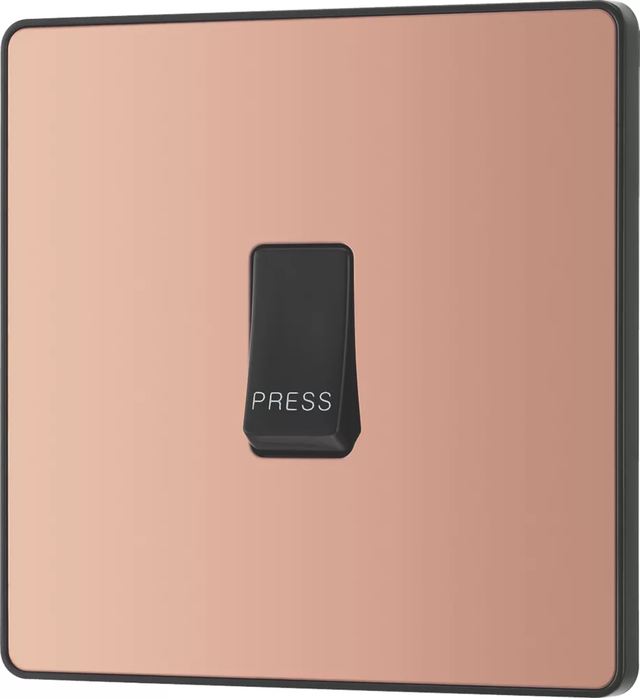 British General Evolve 10A 1-Gang 1-Way Bell Push Switch Copper With Black Inserts 6 British General Evolve 10A 1-Gang 1-Way Bell Push Switch Copper With Black Inserts - Image 4