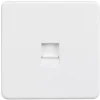 Knightsbridge SF7300MW Master Telephone Socket Matt White
