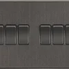 Knightsbridge SF4200SB 10AX 6-Gang 2-Way Light Switch Smoked Bronze -British General Shop 330TY P