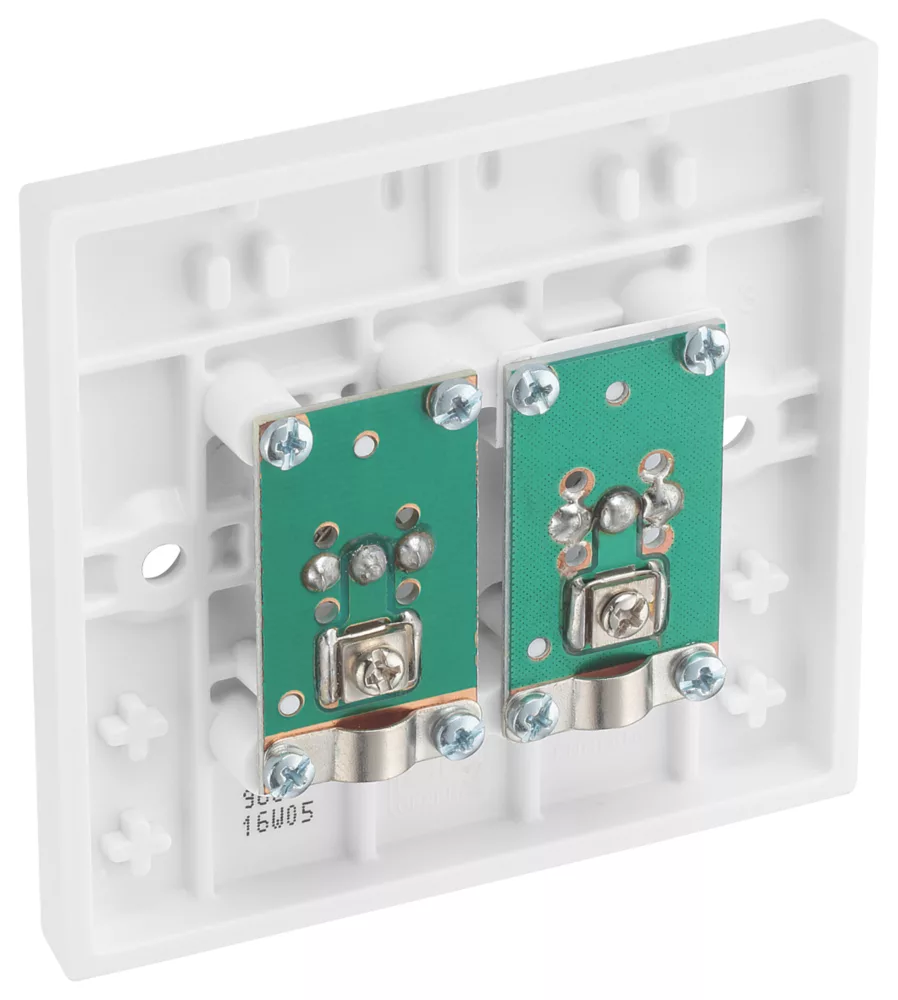 British General 900 Series 1-Gang Coaxial TV / FM Socket White 5 British General 900 Series 1-Gang Coaxial TV / FM Socket White - Image 3