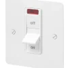 MK Edge 32A 1-Gang DP Control Switch White With Neon With Colour-Matched Inserts 2 MK Edge 32A 1-Gang DP Control Switch White With Neon With Colour-Matched Inserts -British General Shop 338FF P