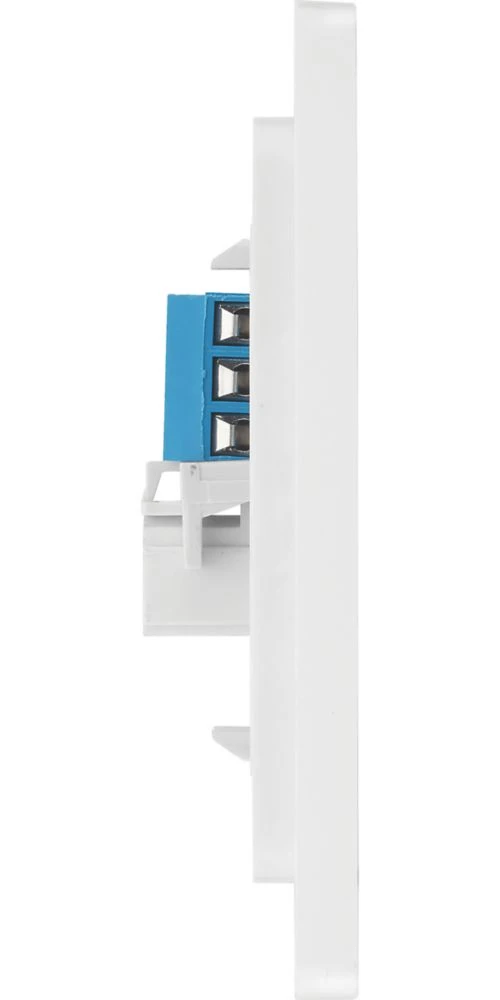 British General Evolve Slave Telephone Socket Brushed Steel With White Inserts 8 British General Evolve Slave Telephone Socket Brushed Steel With White Inserts - Image 6