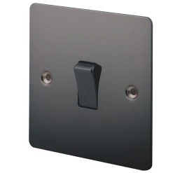 LAP 10AX 1-Gang 2-Way Light Switch Black Nickel