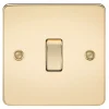Knightsbridge FP1200PB 10AX 1-Gang Intermediate Switch Polished Brass -British General Shop 341TX P