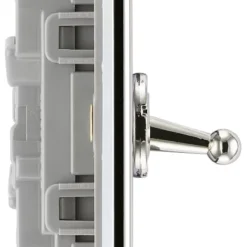 LAP 20A 16AX 2-Gang 2-Way Light Switch Polished Chrome -British General Shop 345KJ A2