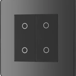 British General Evolve 2-Gang 2-Way LED Double Master Touch Trailing Edge Dimmer Switch Black With Black Inserts 12 British General Evolve 2-Gang 2-Way LED Double Master Touch Trailing Edge Dimmer Switch Black With Black Inserts -British General Shop 346PY A3