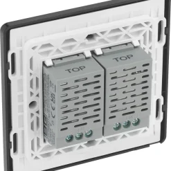 British General Evolve 2-Gang 2-Way LED Double Master Touch Trailing Edge Dimmer Switch Black With Black Inserts 13 British General Evolve 2-Gang 2-Way LED Double Master Touch Trailing Edge Dimmer Switch Black With Black Inserts -British General Shop 346PY A4