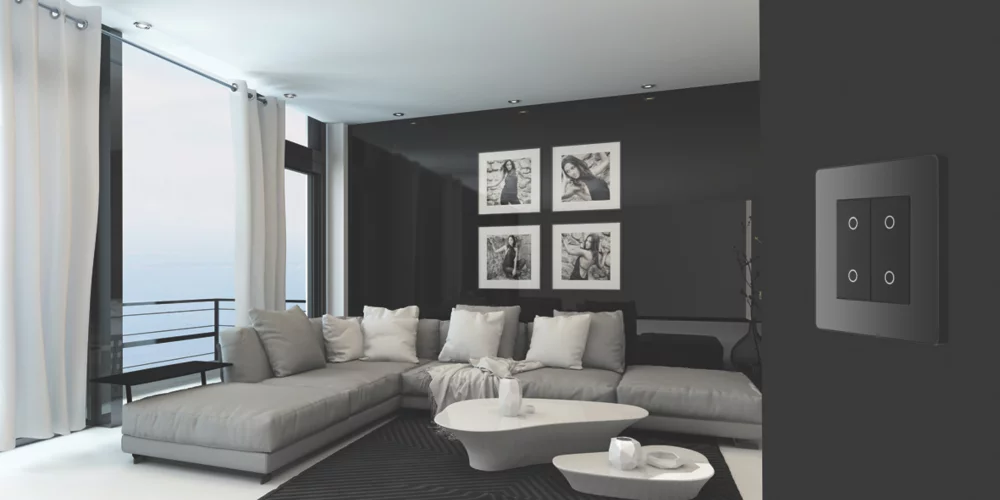 British General Evolve 2-Gang 2-Way LED Double Master Touch Trailing Edge Dimmer Switch Black With Black Inserts 9 British General Evolve 2-Gang 2-Way LED Double Master Touch Trailing Edge Dimmer Switch Black With Black Inserts - Image 7