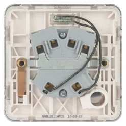 Schneider Electric Lisse Deco 20AX 1-Gang DP Control Switch Polished Chrome With LED With White Inserts 9 Schneider Electric Lisse Deco 20AX 1-Gang DP Control Switch Polished Chrome With LED With White Inserts -British General Shop 356FF A3